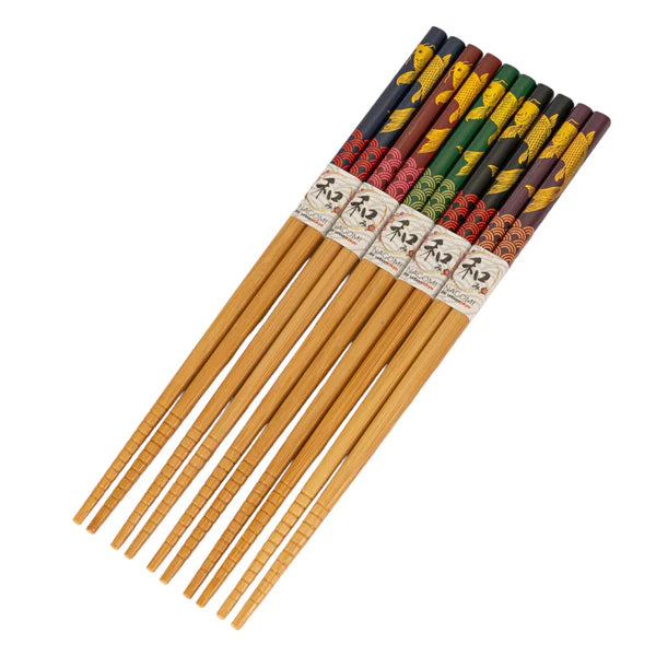 E Prize - 5 Piece Chopsticks Set Koi Fish