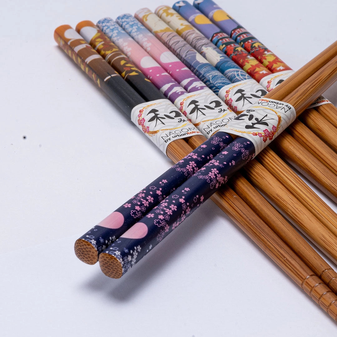 E Prize - 5 Piece Chopsticks Set Scenery