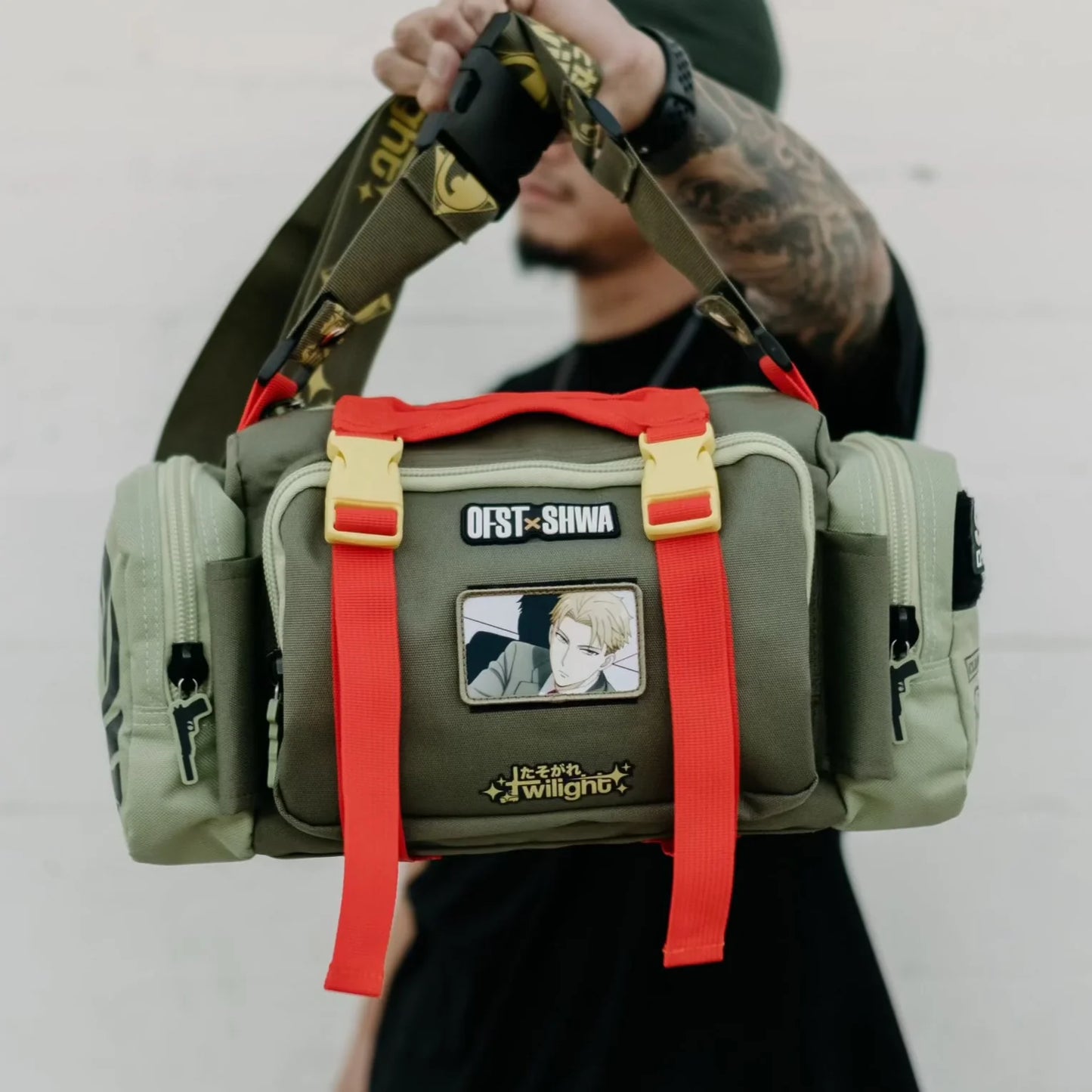 SHWA -  Loid Mini Duffle with Strap(Pre-Order) Patches Included