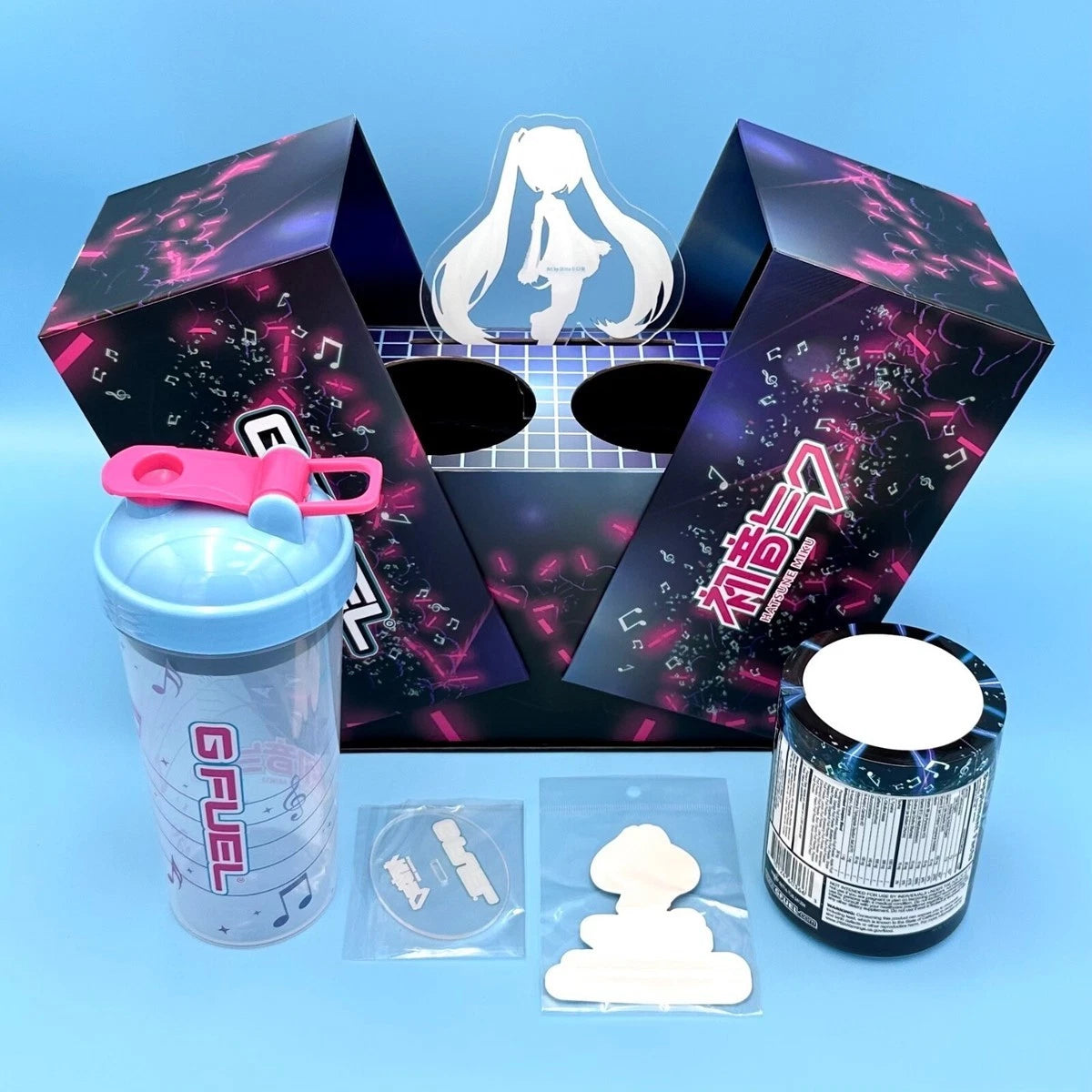 S Prize - G Fuel Hatsune Miku's Sweet Melodies Stage Collector's Music Box Tub Shaker Cup (Prize Only)