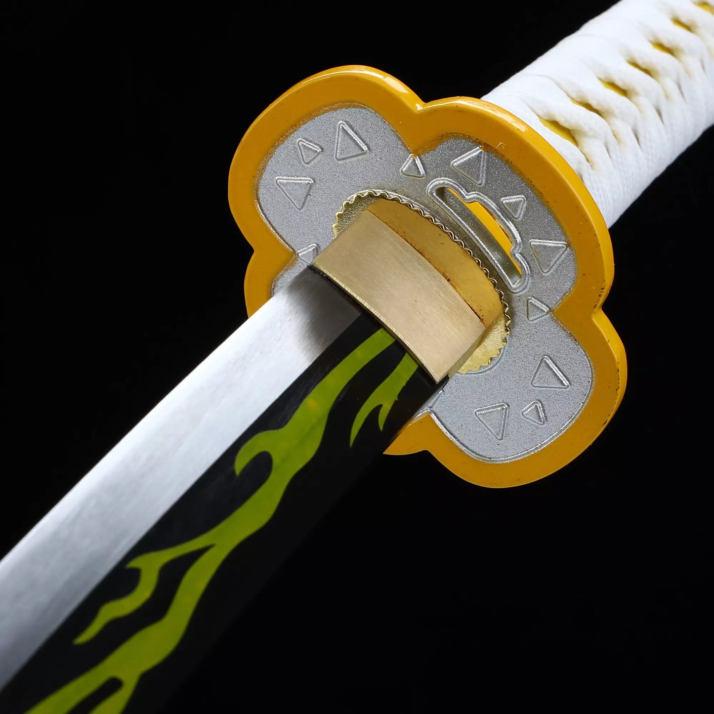 Zenitsu Agatsuma's Sword, Demon Slayer Katana Sword, Carbon Steel
