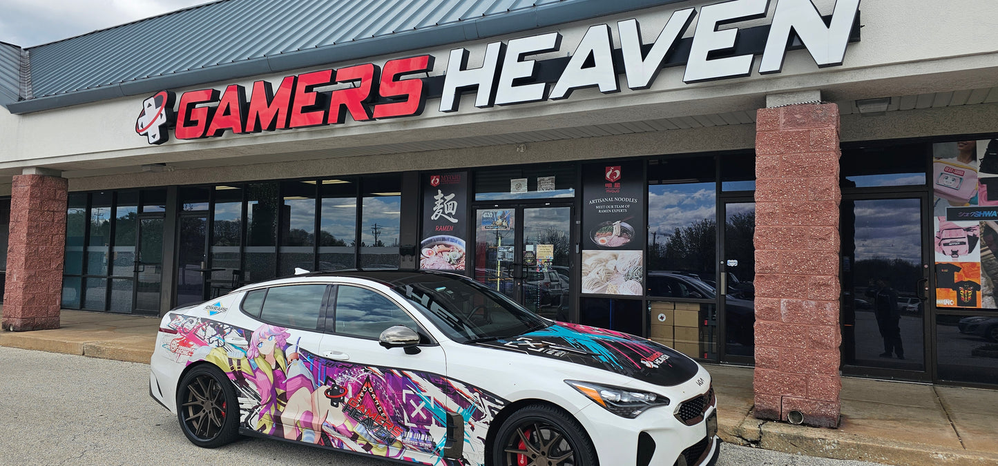 2022 Kia Stinger GT2 w/Suede Package & Gamers Heaven Itasha (EMAIL FOR PRICING)