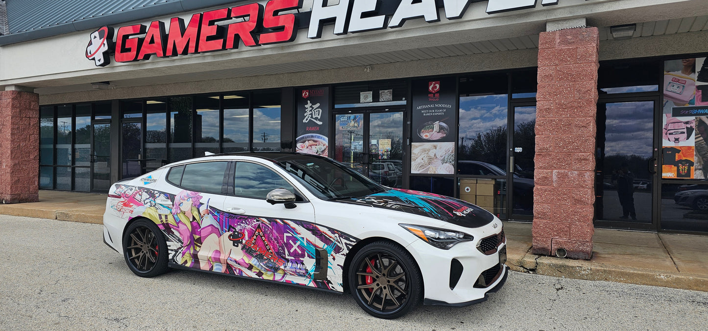 2022 Kia Stinger GT2 w/Suede Package & Gamers Heaven Itasha (EMAIL FOR PRICING)