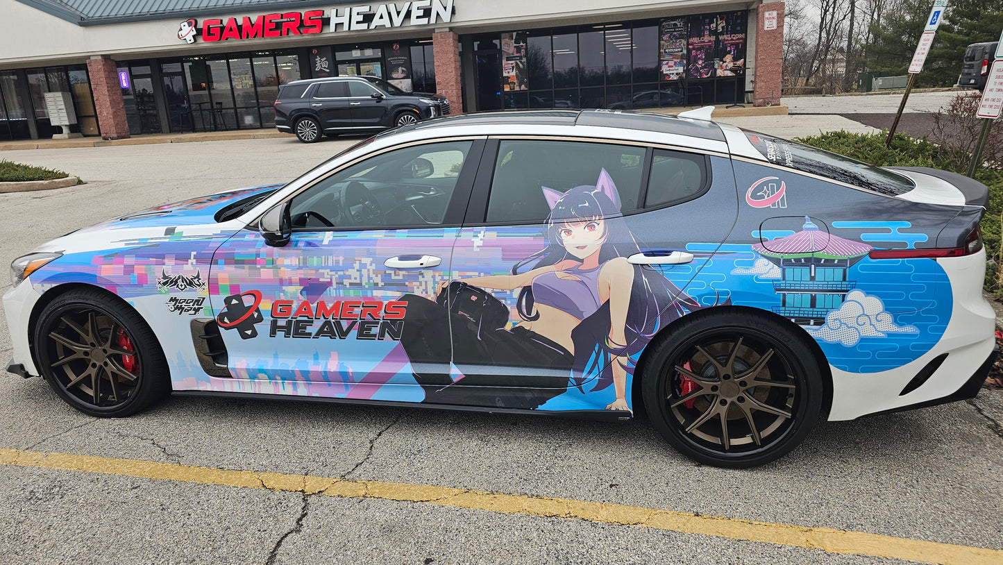 2022 Kia Stinger GT2 w/Suede Package & Gamers Heaven Itasha (EMAIL FOR PRICING)