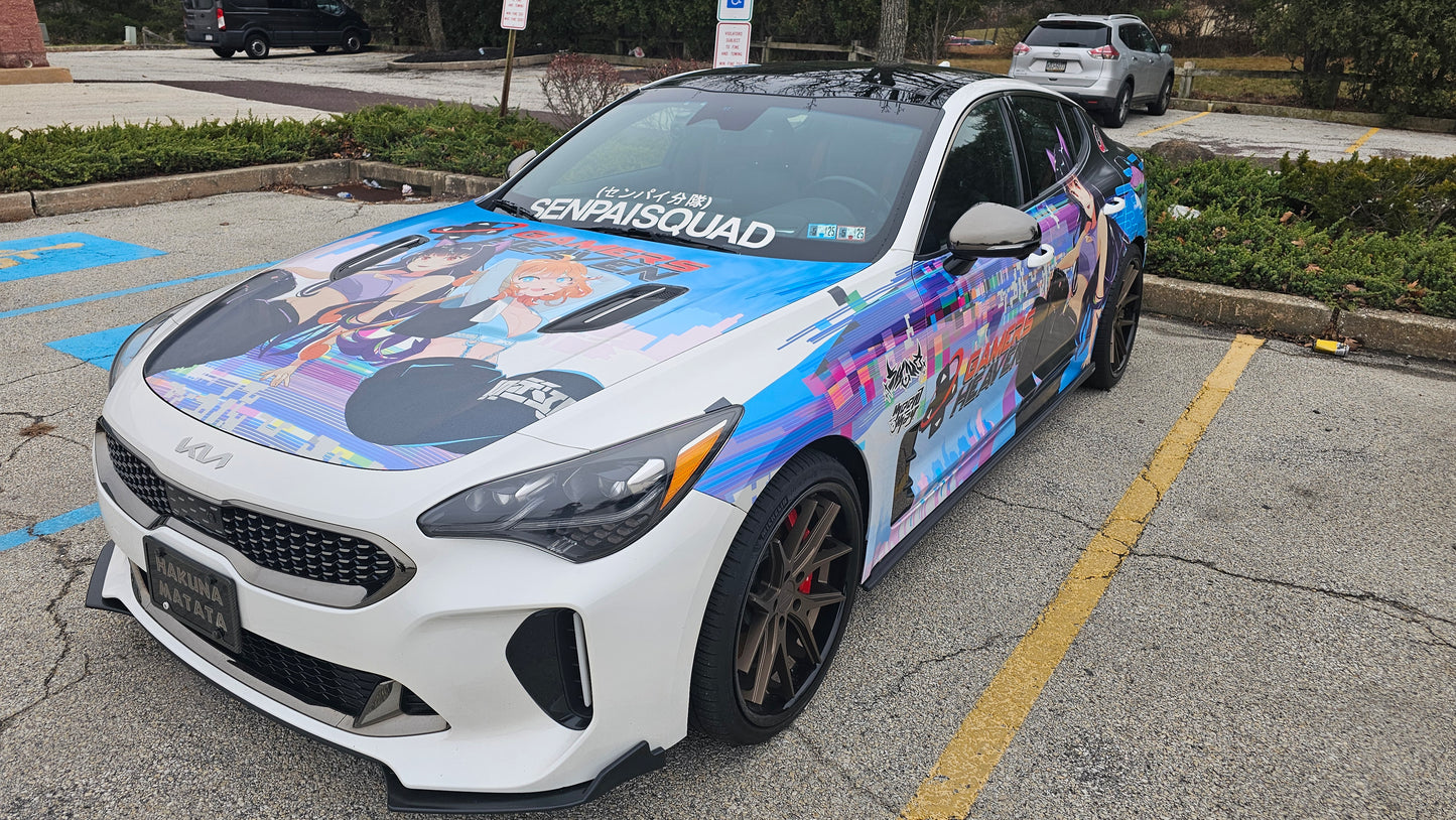 2022 Kia Stinger GT2 w/Suede Package & Gamers Heaven Itasha (EMAIL FOR PRICING)