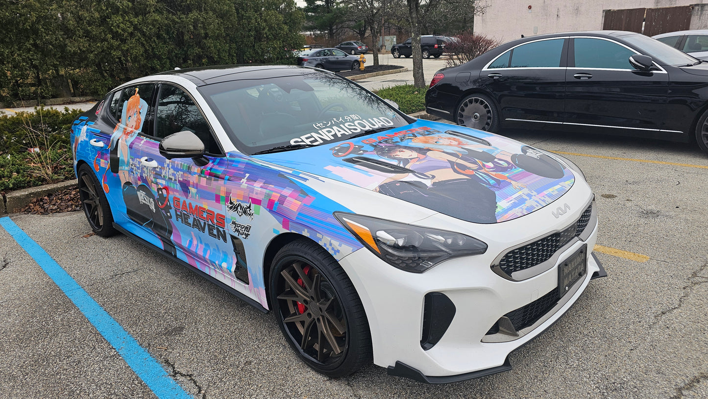 2022 Kia Stinger GT2 w/Suede Package & Gamers Heaven Itasha (EMAIL FOR PRICING)