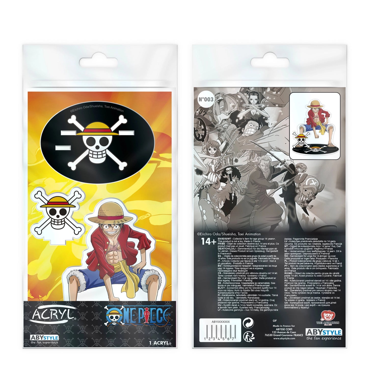 D Prize - One Piece - Monkey D. Luffy Acryl® Figure