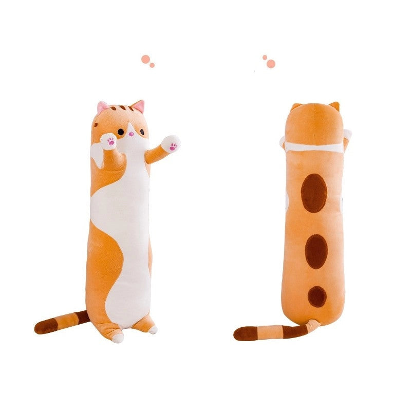 A Prize - 3XL Long Cute Cat Soft Stuffed Animal Throw Pillow Plush Toy