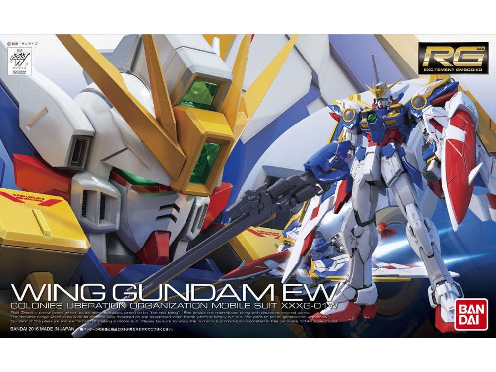 Gundam Wing: Endless Waltz RG Wing Gundam (EW) 1/144 Scale Model Kit