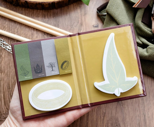 E Prize - Lotr Gondor Elven Text Sticky Note and Tab Set