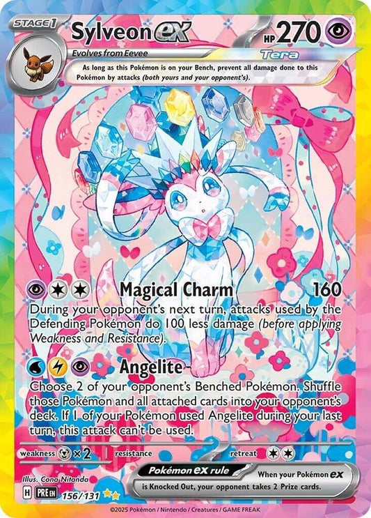 Sylveon ex - 156/131 - SV: Prismatic Evolutions (PRE)