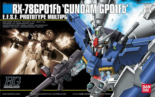 0083 Stardust Memory HGUC 018 RX-78GP01Fb GP01Fb Zephyranthes 1/144 Model Kit