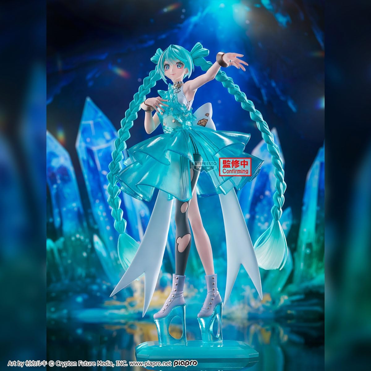A Prize - Banpresto - Vocaloid - Hatsune Miku - Clearluxe Emerald Gem Evolve Figure (Prize Only)