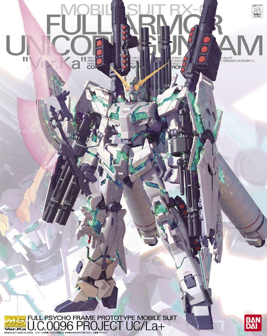 RX-0 Full Armor Unicorn Gundam Ver.Ka 1/100 Master Grade