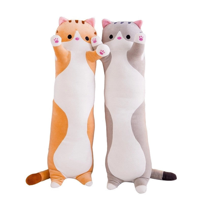 A Prize - 3XL Long Cute Cat Soft Stuffed Animal Throw Pillow Plush Toy
