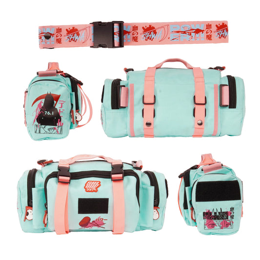 SHWA -  Neon Power Mini Duffle with Strap (Pre-Order) Patches Included