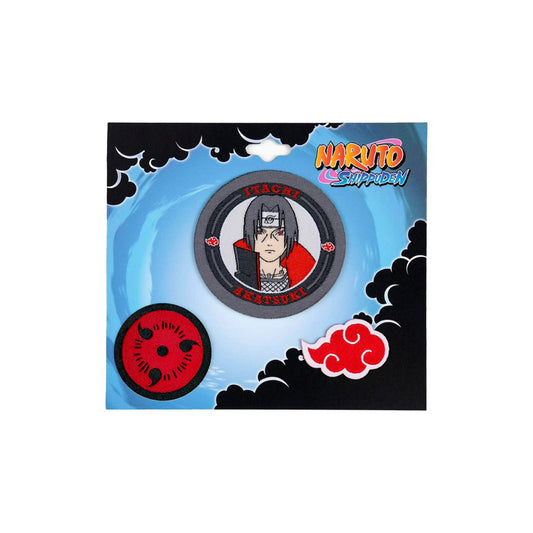 E Prize - Naruto Shippuden Itachi Patches 3 Pack - Everything Legwear