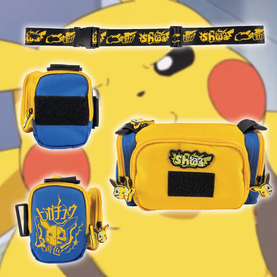 SHWA - Pikachu Micro Duffle with Strap(Pre-Order) Patches Included