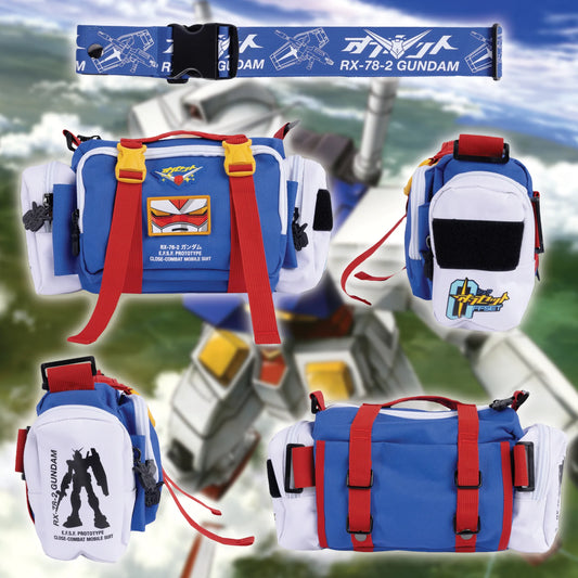 SHWA - RX78 Mini Duffle with Strap (Pre-Order) Patches Included