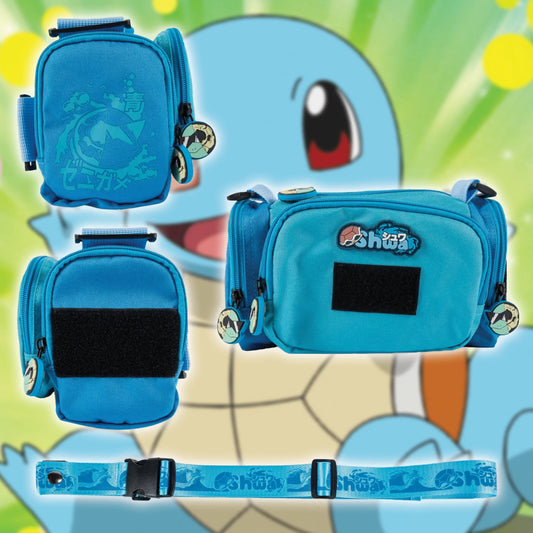 SHWA - Squirtle Micro Duffle with Strap(Pre-Order) Patches Included