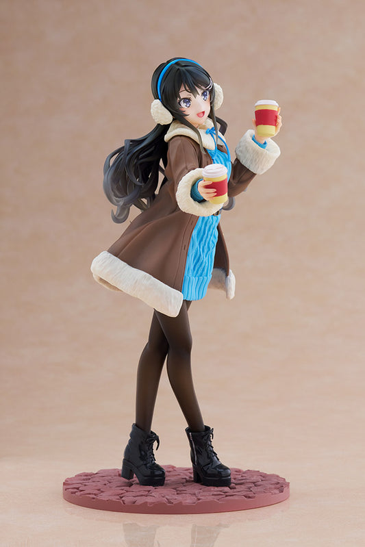 (PRE-ORDER) <Taito Kuji> Rascal Does Not Dream of a Girl with a Leather Backpack Newley Written Figure - Mai Sakurajima
