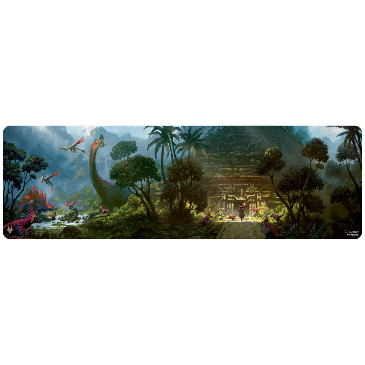 The Lost Caverns of Ixalan Dinosaur Temple 8ft Table Playmat for Magic: The Gathering