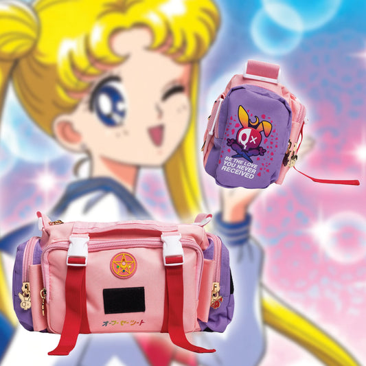 SHWA - Usagi Mini Duffle with Strap (Pre-Order) Patches Included