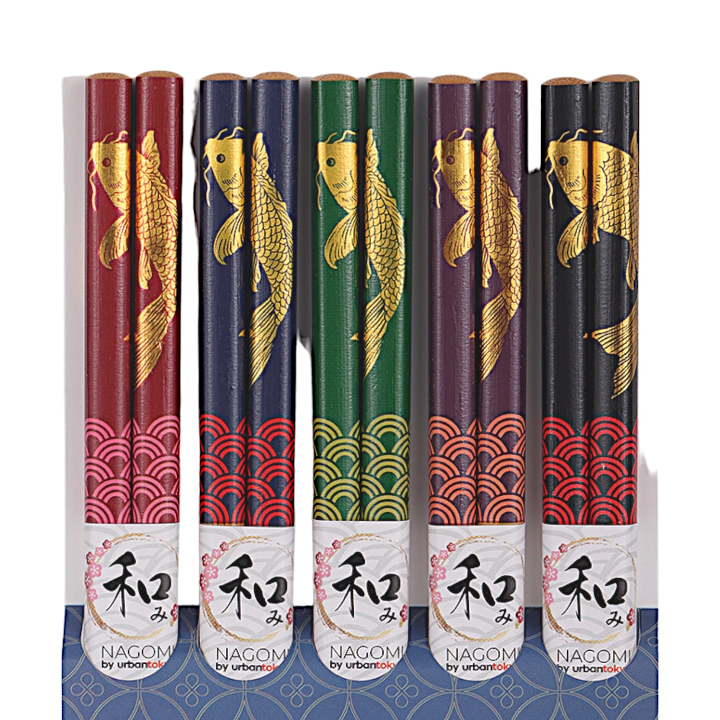 E Prize - 5 Piece Chopsticks Set Koi Fish