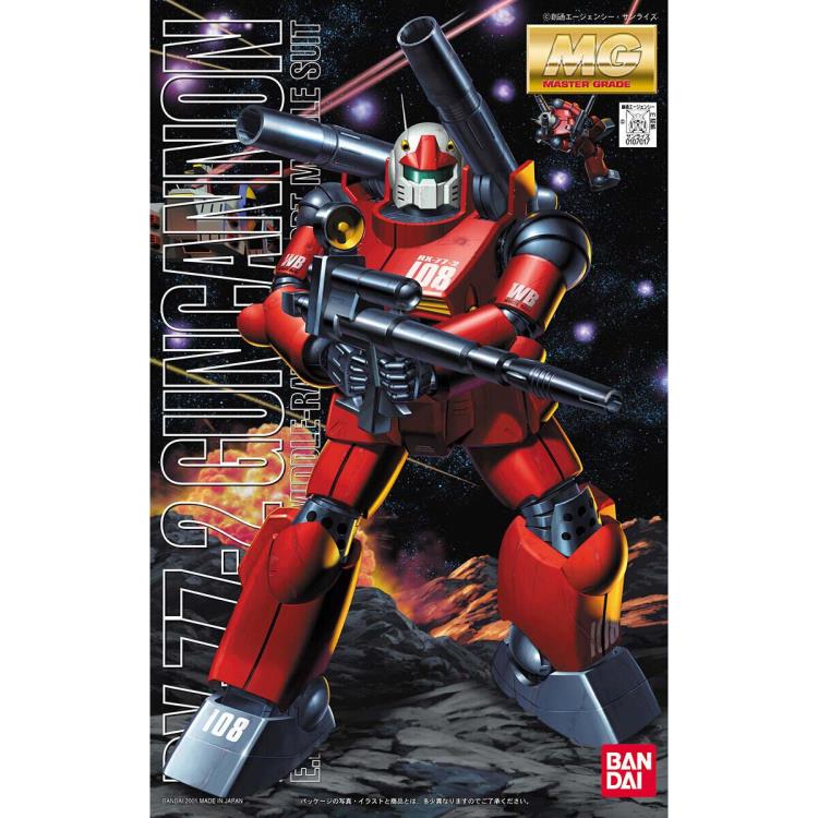 Mobile Suit Gundam MG RX-77-2 Guncannon 1/100 Scale Model Kit