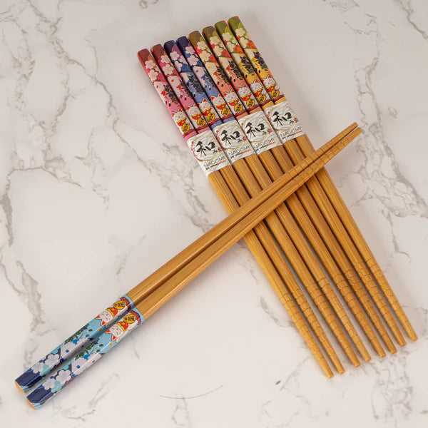 E Prize - 5 Piece Chopsticks Set Sakura