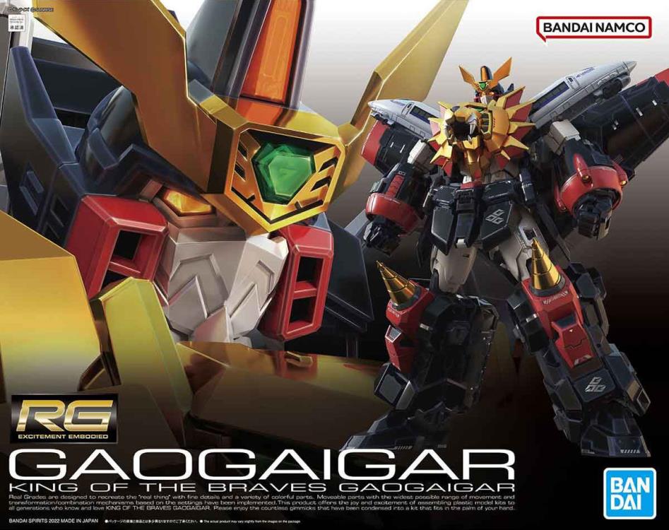 The King of Braves GaoGaiGar RG GaoGaiGar Model Kit