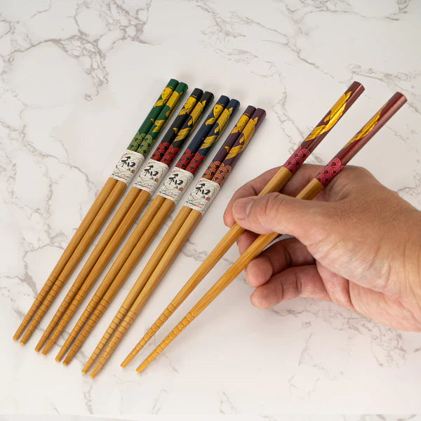E Prize - 5 Piece Chopsticks Set Koi Fish