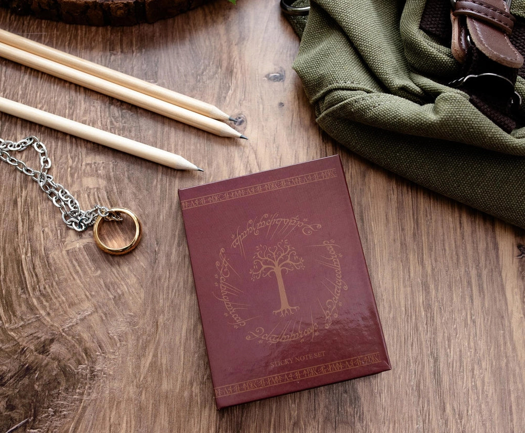 E Prize - Lotr Gondor Elven Text Sticky Note and Tab Set