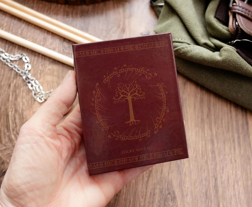 E Prize - Lotr Gondor Elven Text Sticky Note and Tab Set