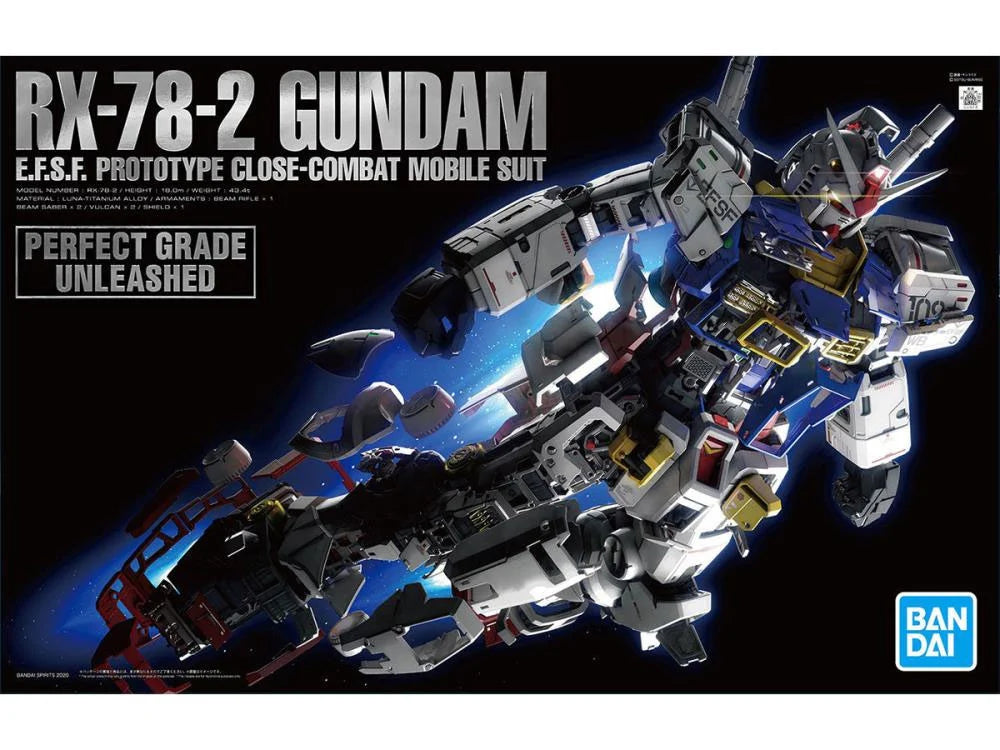 Mobile Suit Gundam PG Unleashed RX-78-2 Gundam 1/60 Scale Model Kit