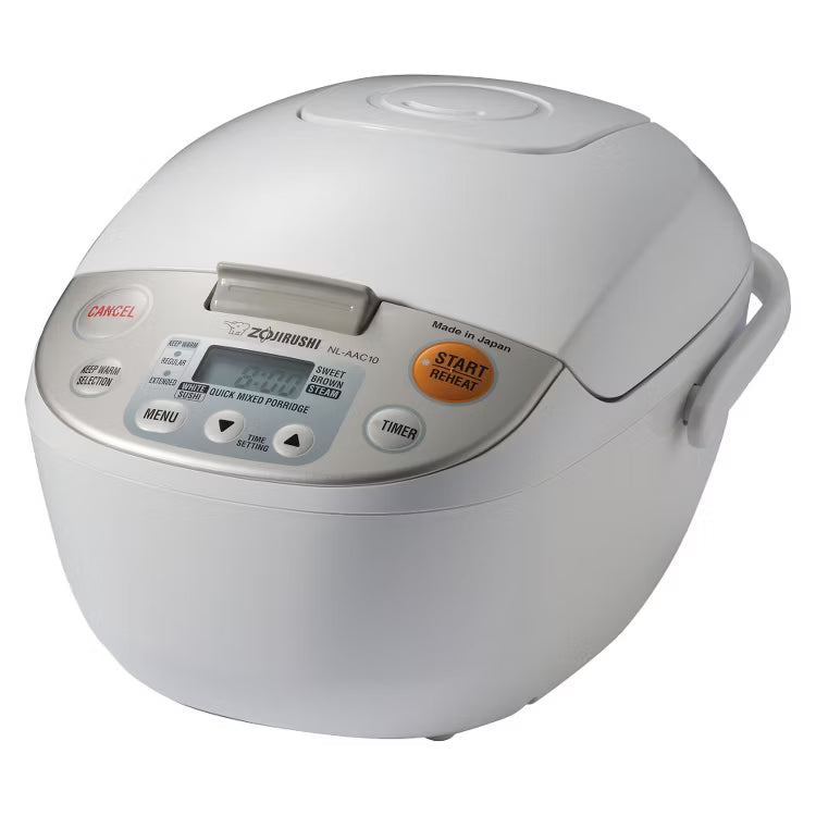 S Prize - Zojirushi Micom Rice Cooker & Warmer - Beige (5.5 cup): Digital Control, Nonstick, Timer, Automatic Keep Warm, 10 Settings