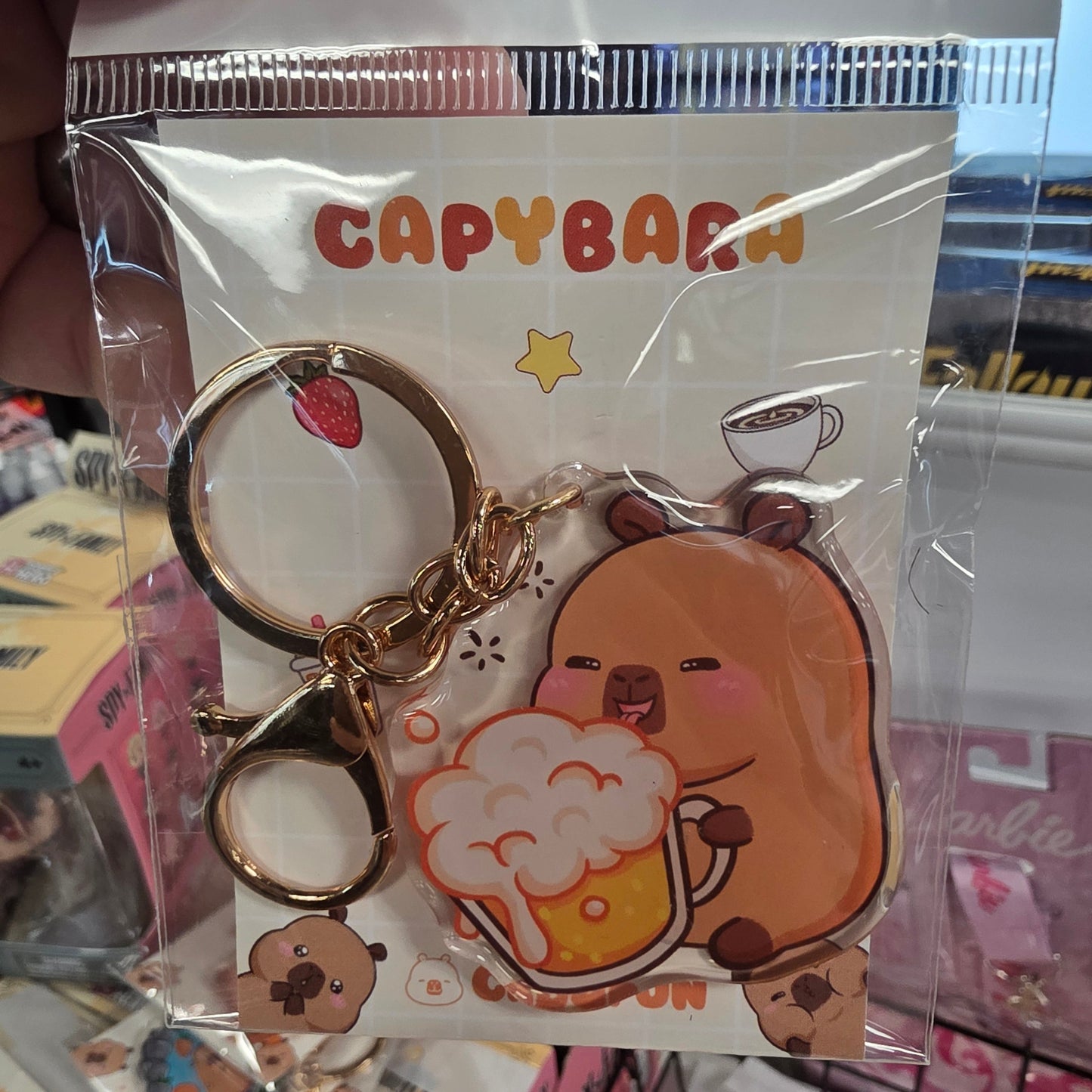 E Prize - Mystery Capybara KeyChain