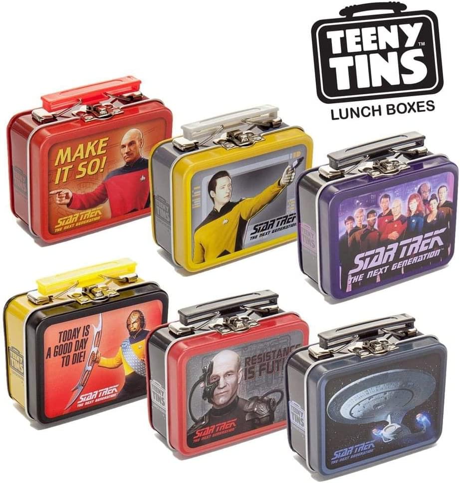 E Prize - Mystery Star Trek: the Next Generation Teeny Tin Mini Metal Lunchbox