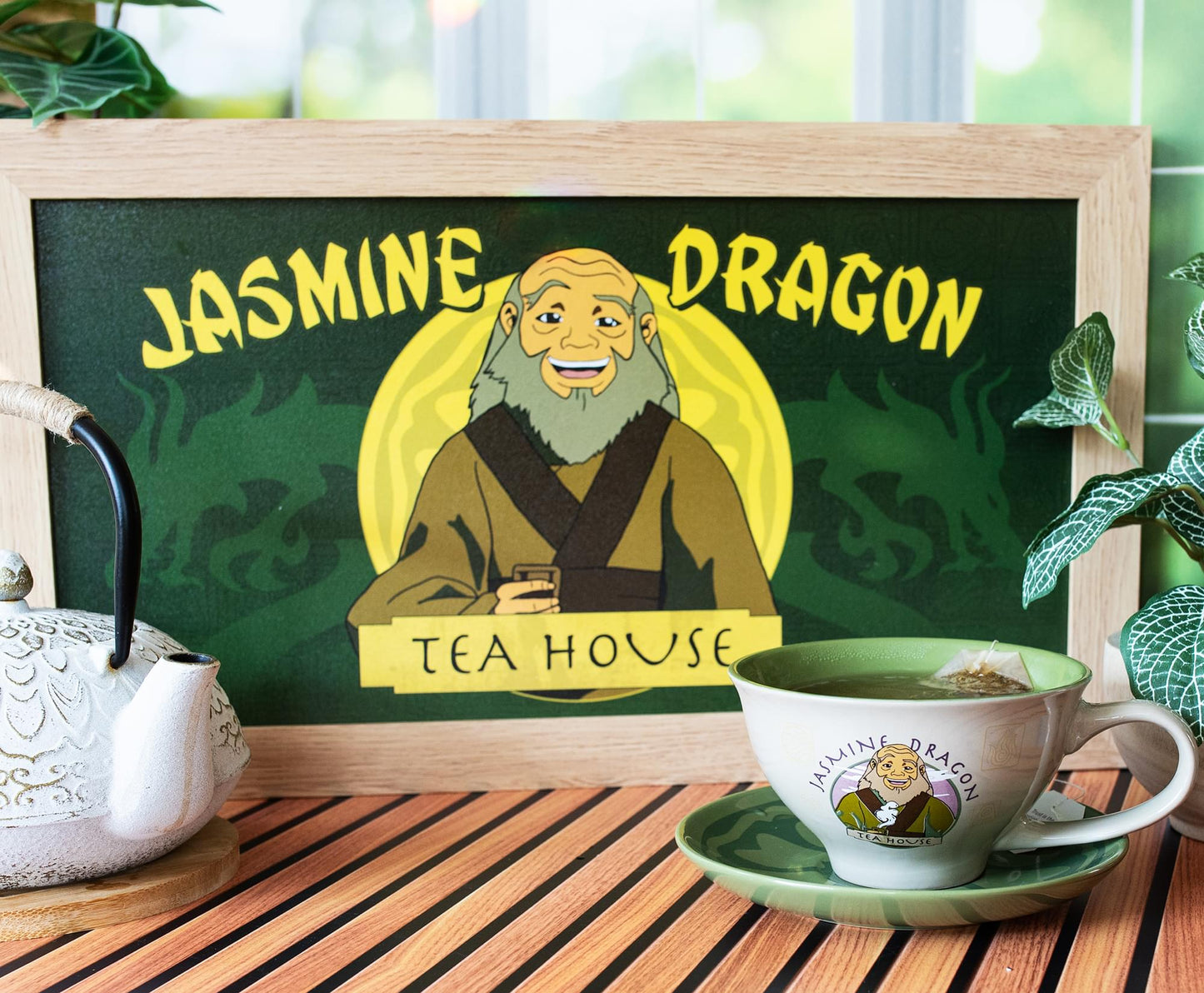 C Prize - Avatar Jasmine Dragon Tea House 10” X 18” Art
