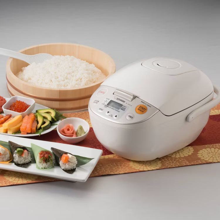 S Prize - Zojirushi Micom Rice Cooker & Warmer - Beige (5.5 cup): Digital Control, Nonstick, Timer, Automatic Keep Warm, 10 Settings