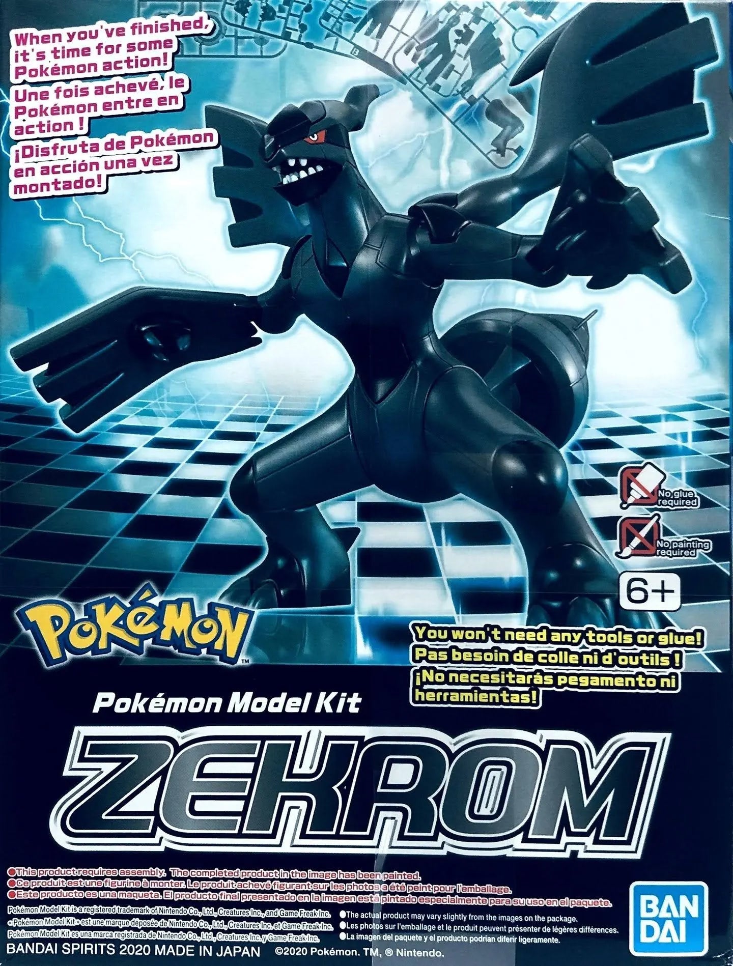 Zekrom Pokemon Model Kit