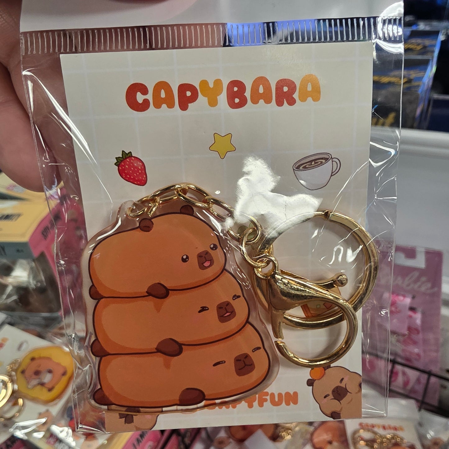 E Prize - Mystery Capybara KeyChain