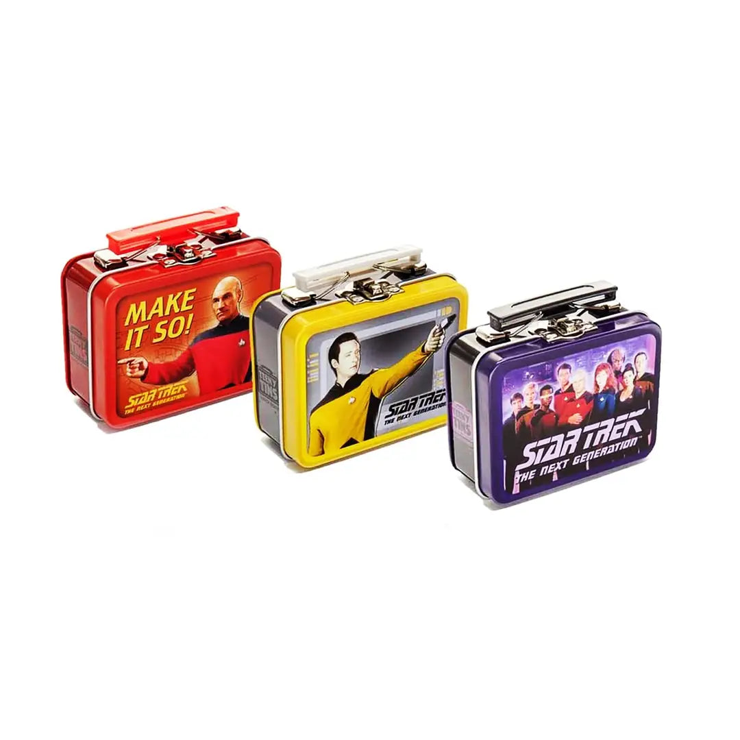 E Prize - Mystery Star Trek: the Next Generation Teeny Tin Mini Metal Lunchbox
