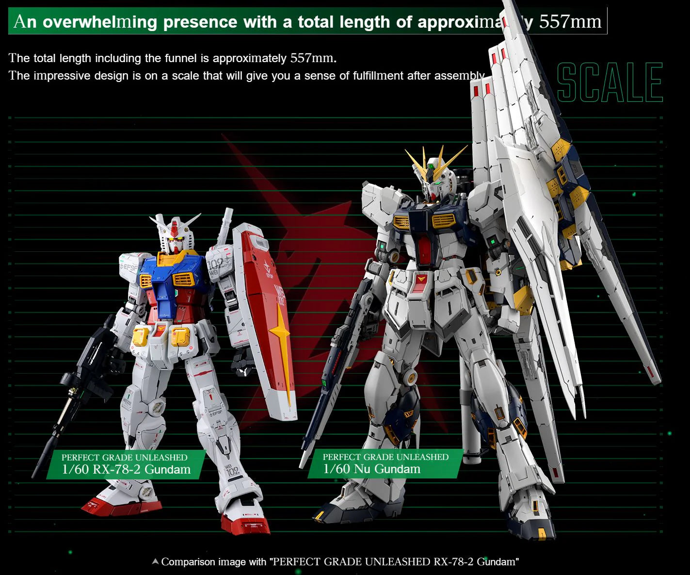 PG Unleashed 1/60 Nu Gundam (PRE-ORDER)