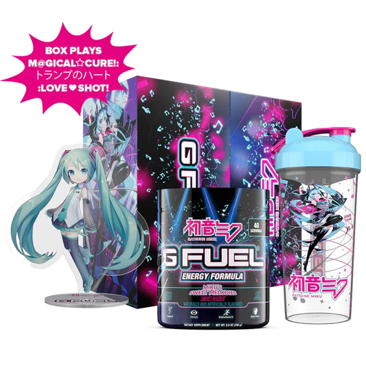 S Prize - G Fuel Hatsune Miku's Sweet Melodies Stage Collector's Music Box Tub Shaker Cup (Prize Only)