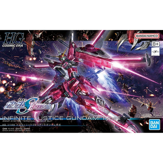 B Prize -  Bandai Hobby - Gundam Seed Freedom - #251 Infinite Justice Gundam Type II HG 1/144 Model Kit