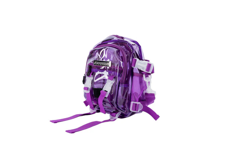 CLEAR PURPLE TBG-12 MINI BACKPACK