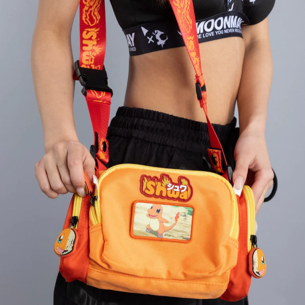 SHWA - Charmander Micro Duffle with Strap(Pre-Order) Patches Included